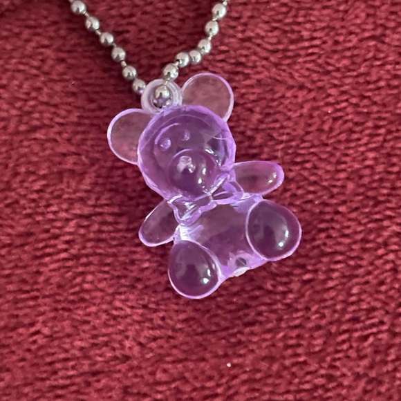 Purple Bear Necklace - Picture 4 of 5